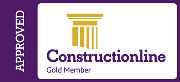 Constructionline Gold logo accreditation for P J Murphy